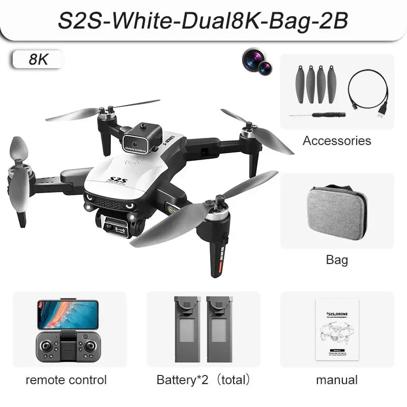 S2S Mini Drone 4k Profesional 8K HD Camera