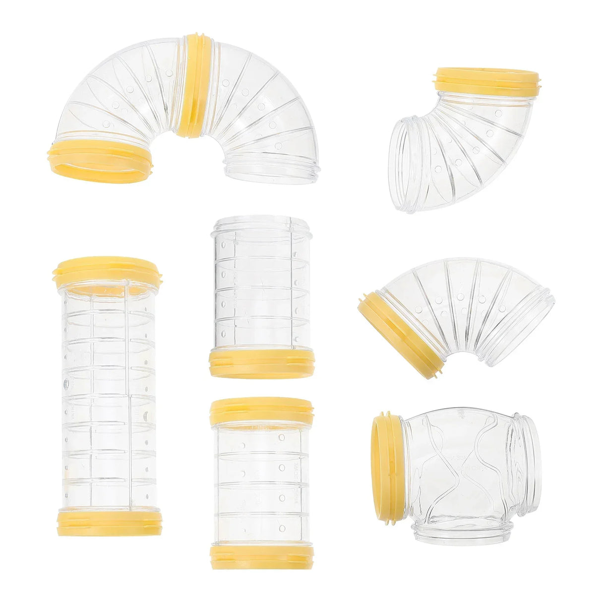 Hamster Tubes Glider Tool Cage Pink Hideaway Maze