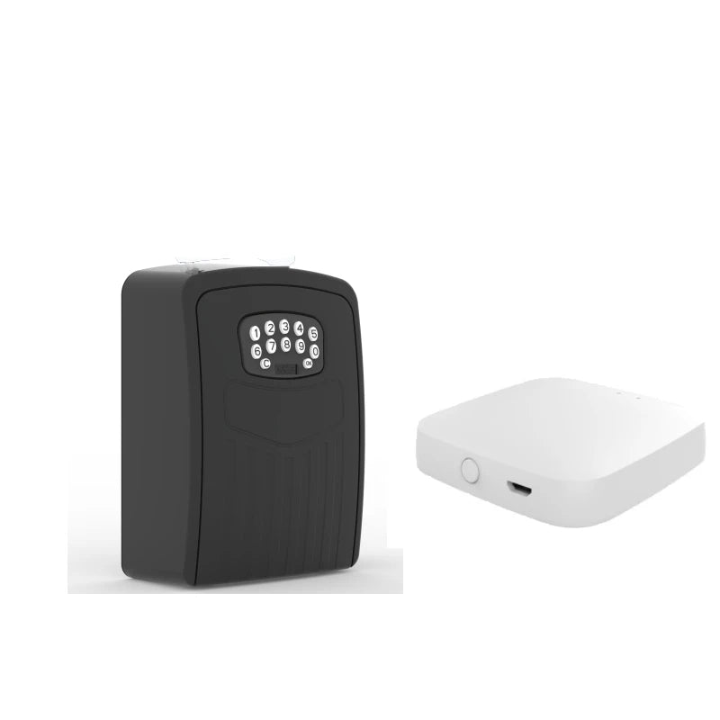 Tuya Smart Key Lock Box Wall Mounted Aluminum
