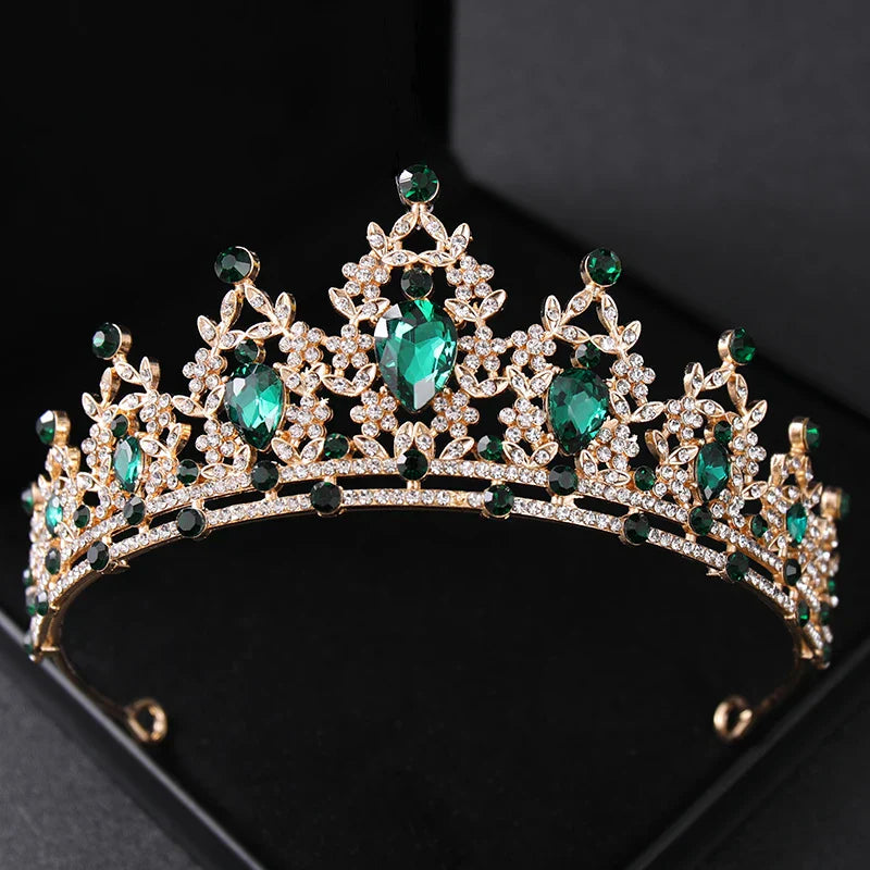 Wedding Hair Tiara Crystal Bridal Tiara Crown Silver