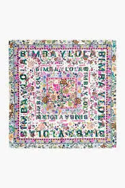 Spanish style printed large square scarf 100cm*100cm