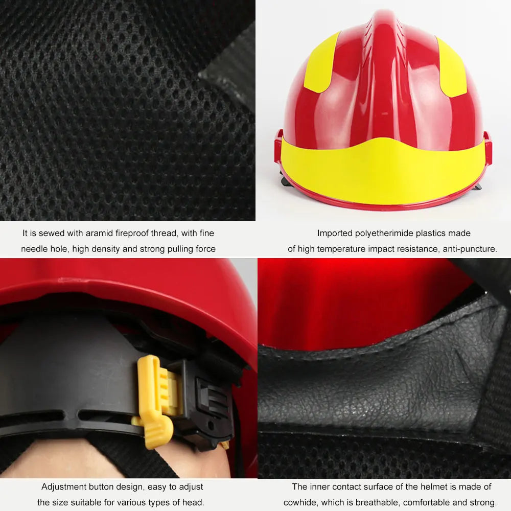 Emergency Rescue Helmet Firefighter Safety Helmets Workplace Fire