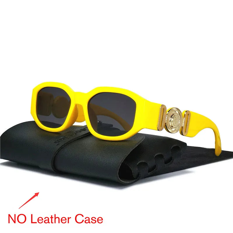 LeonLion Vintage Oval Sunglasses Women Brand Designer Glasses