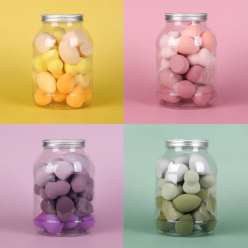 30Pcs/Set Makeup Sponge Egg Blender Cosmetics Powder Puff