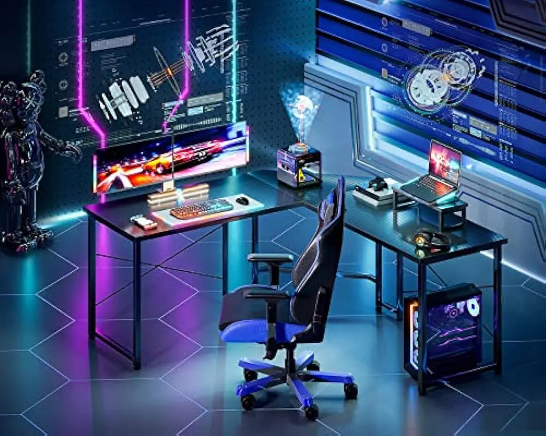 L Shaped Gaming Desk, 51 Inch Computer Desk