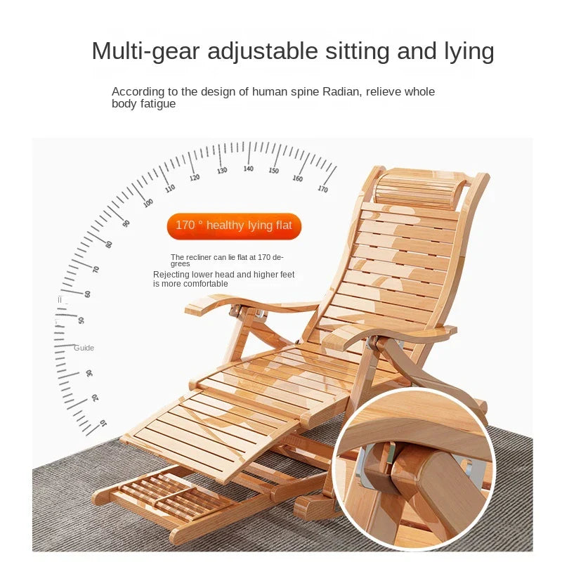 Living room Folding Rocking chair balcony Relaxing lounge