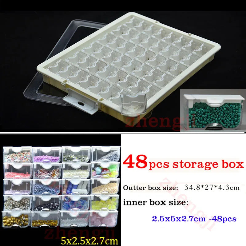 5D Diamond Painting Embroidery Accessories Tool Storage Box