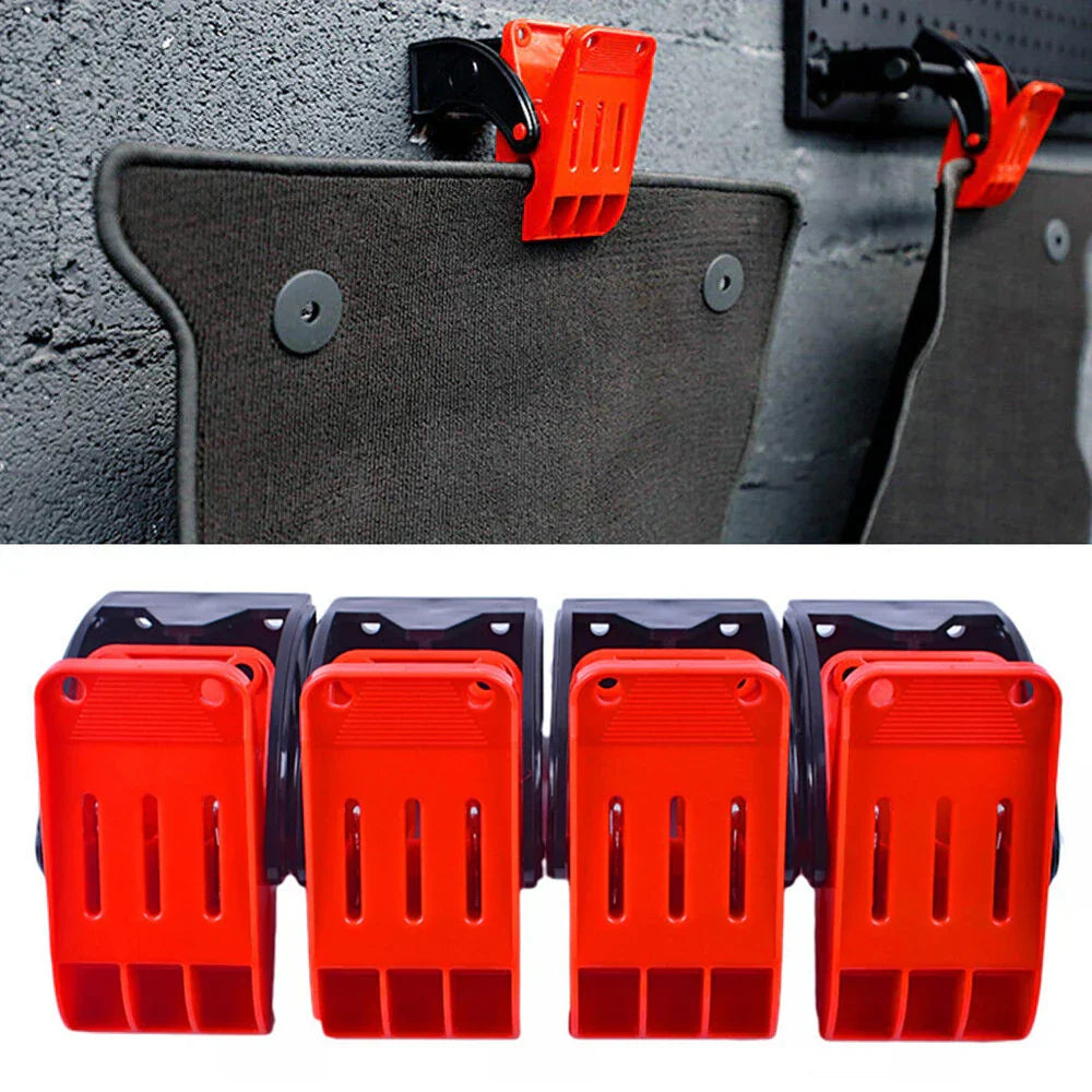 4PCS Car Floor Mat Clips Carpet Wash Clamp