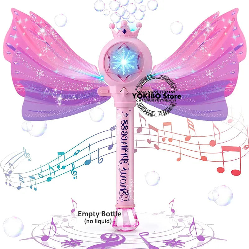 Bubble Wands for Kids Girls Light Up LED