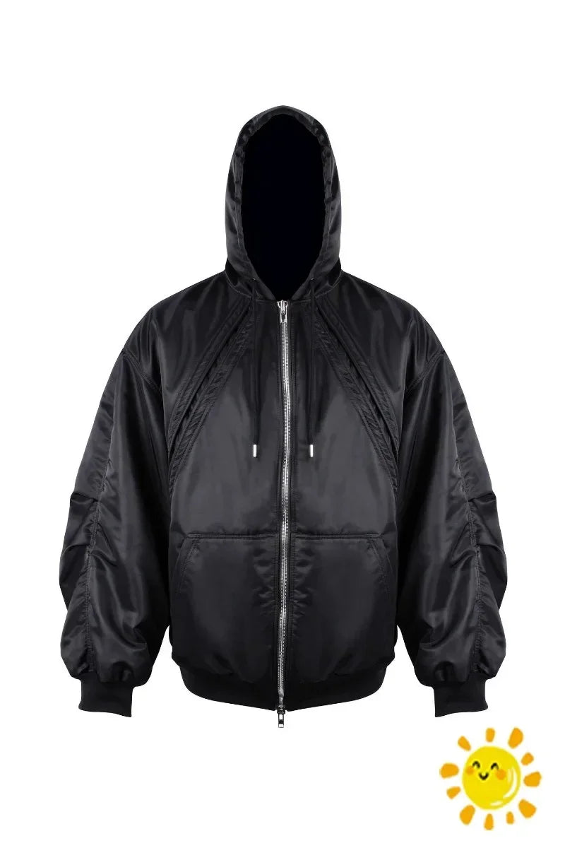 FAR.ARCHIVE Zipper Function Bread Puffer Jacket Parkas Men