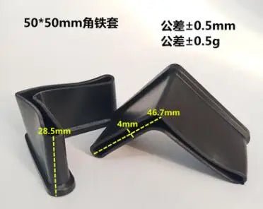 4pc Rubber triangle iron foot cover L-shaped soft