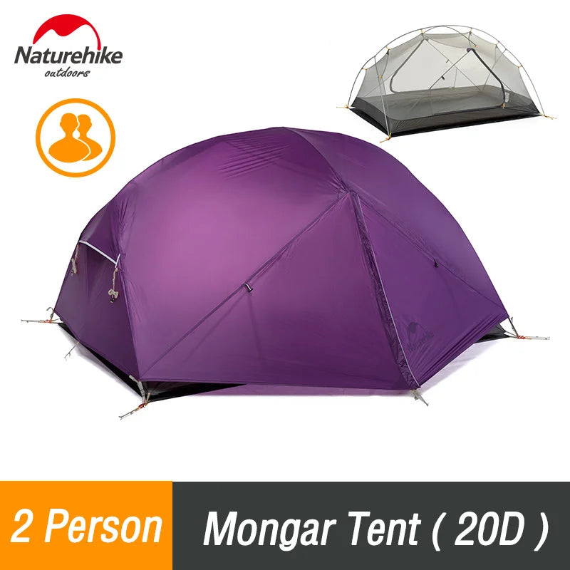 Naturehike Camping Tent 2 Person Mongar Ultralight Tent