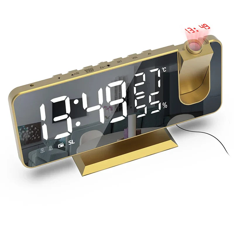 LED Digital Alarm Clock Table Watch Electronic Desktop