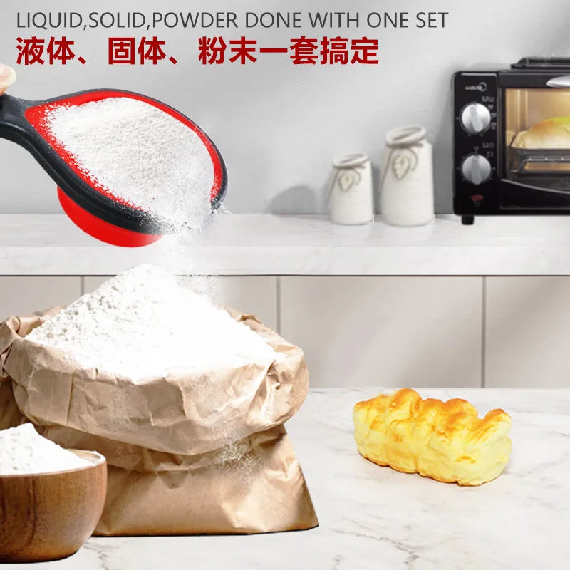 Bakeware Measuring Cups 4-Piece Measuring Spoons Set Kitchen