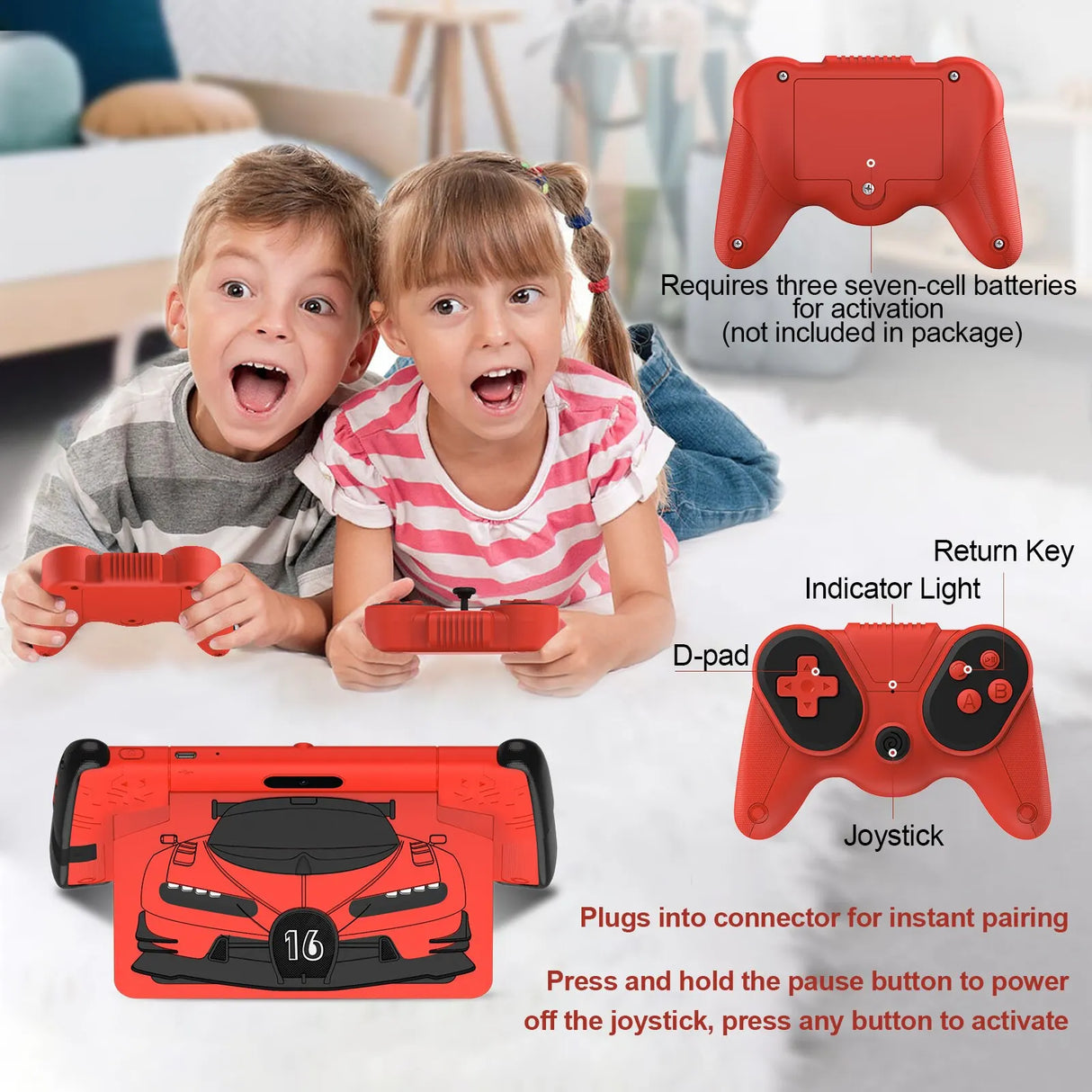 PRITOM 7" Android 12 Tablet for Children, 4GB