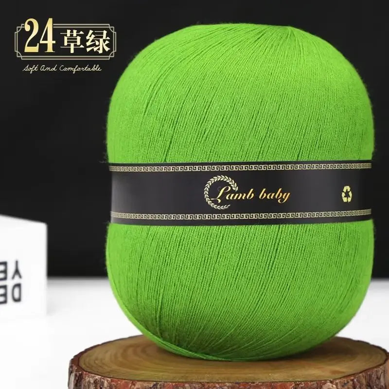 150g Solid Color Silk Cotton Yarn Soft Yarn