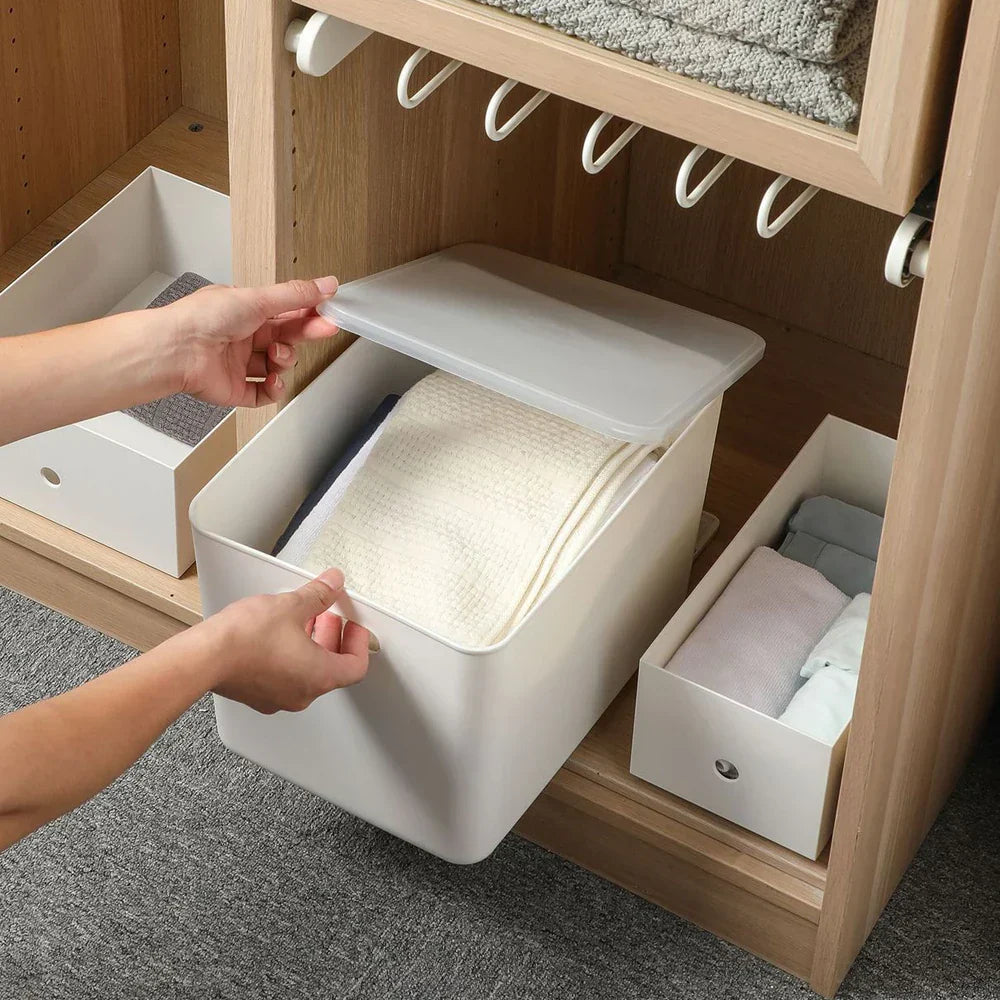 Set HIPS Basket Pull Rail Storage Rack Pullout