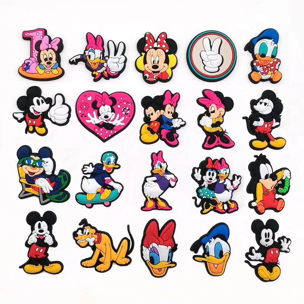 Aoger Disney Mickey Minnie Donald Shoe Charms