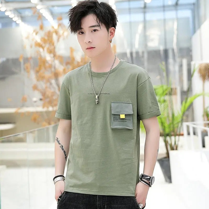 2024 New fashion Men's Pure Cotton Trendy Long