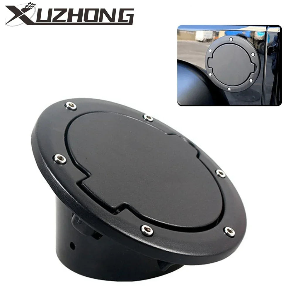 Black Fuel Tank Cap Cover Auto Car Aluminum