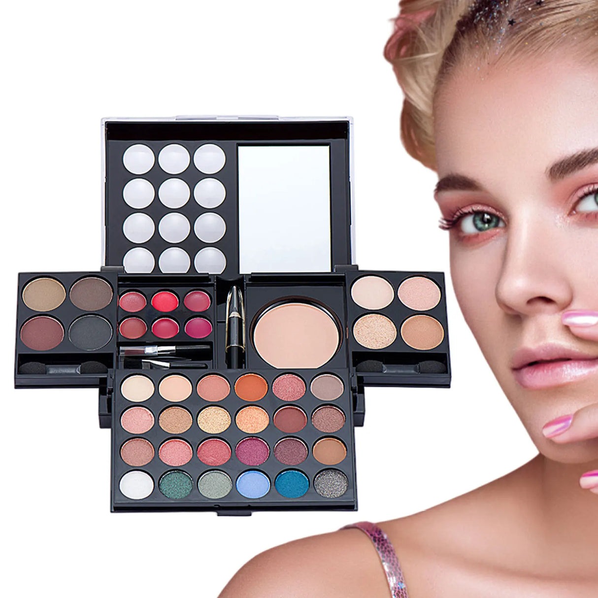 All InMakeup Kit Multi-colors Make Up Tool Combination