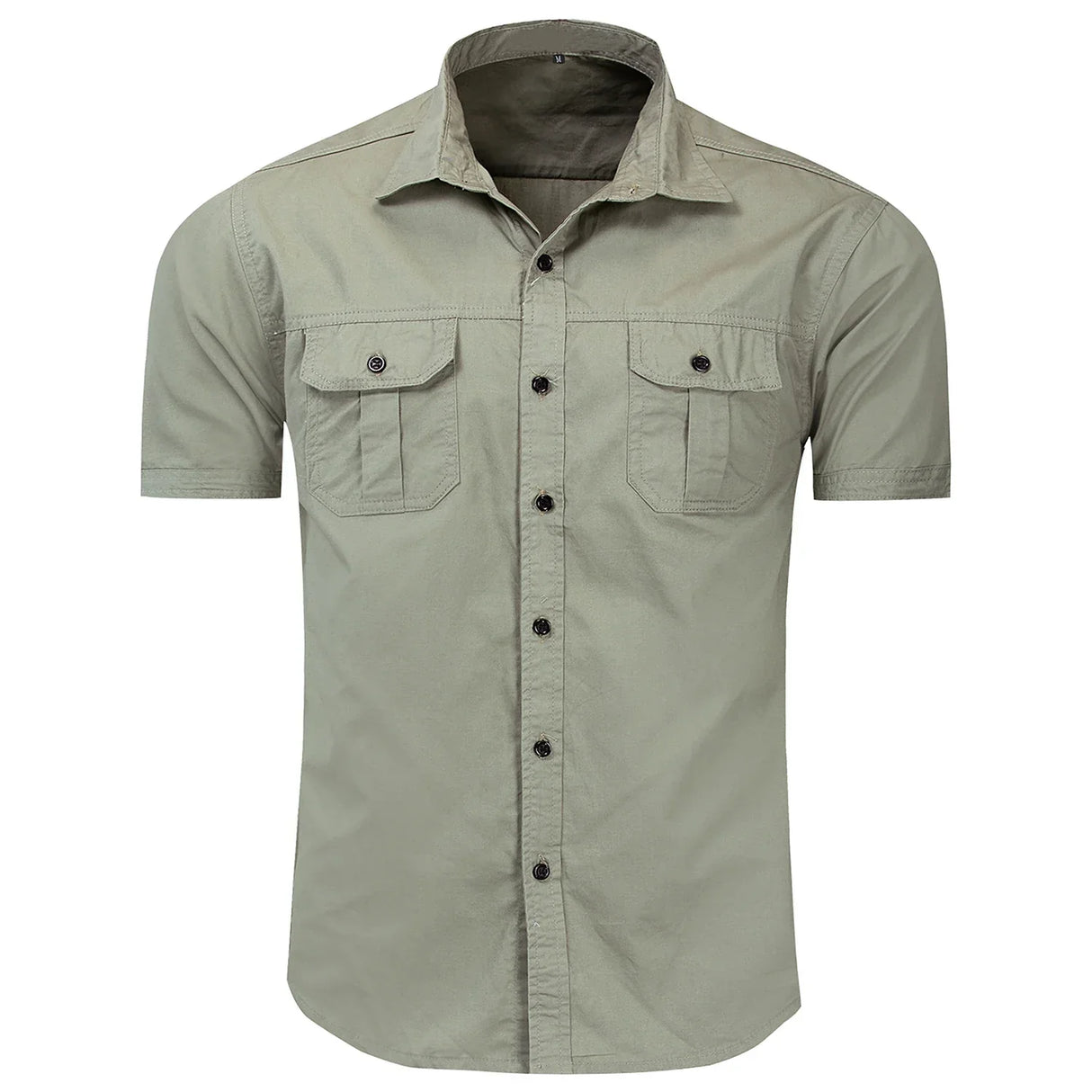 2023 Summer New Fashion Men Short Sleeve Solid