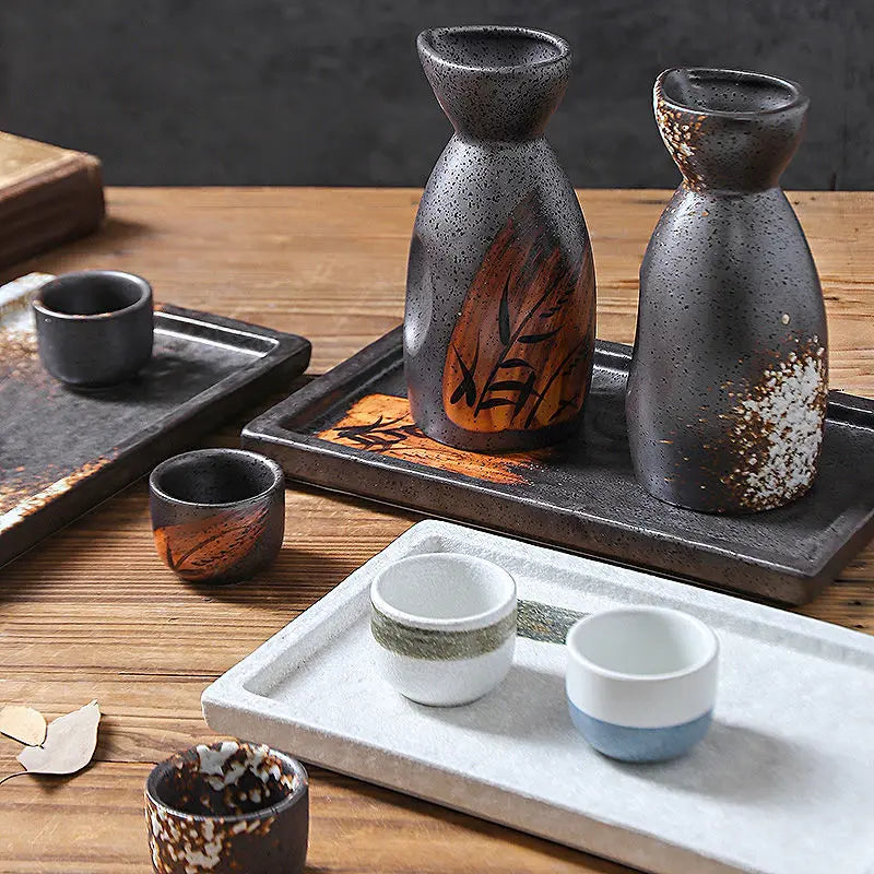 Set Sake Cup Set Home Bar Equipment Home