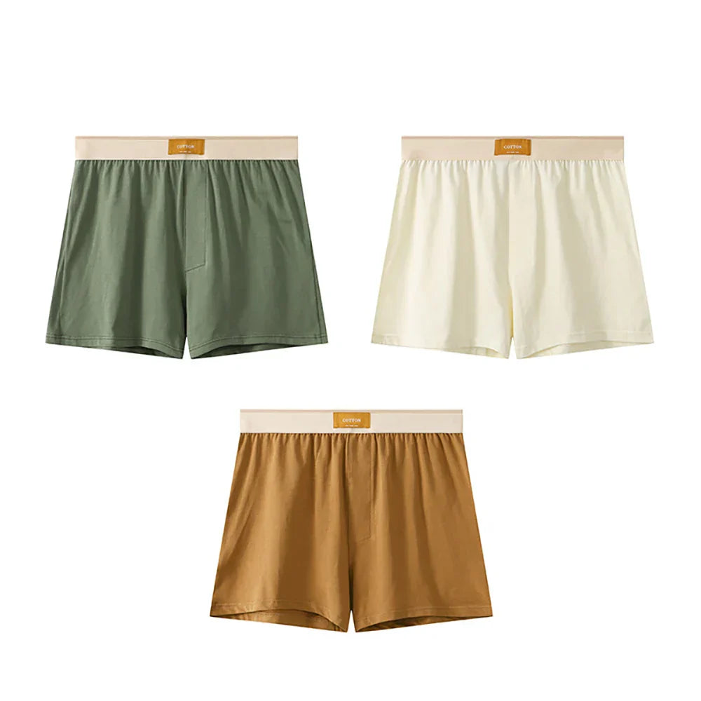 3PCS/Pack M-4XL 100% Cotton Pajama Pants Loose Big