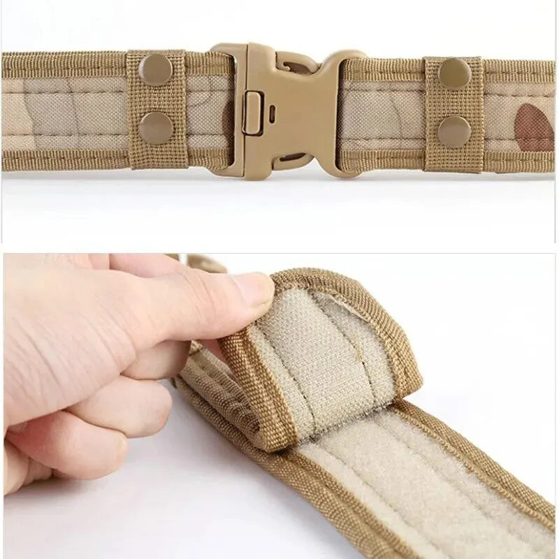 New Plastic Buckle Men Canvas Lengthened Thickened Tactical