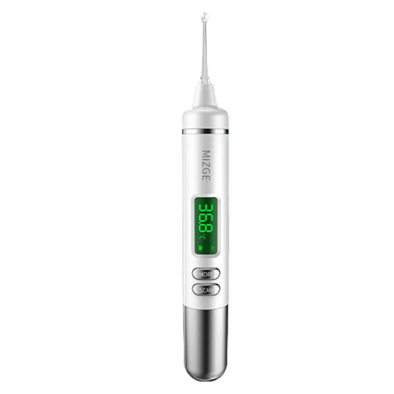 Smart Temperature Earpick Ear Cleaning Luminous Soft Silicone