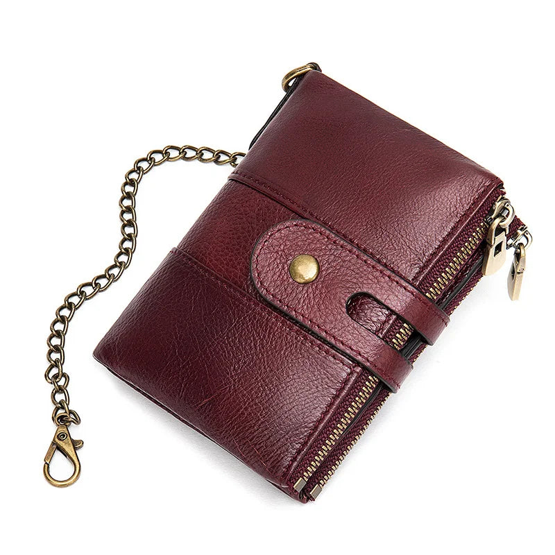 2024 Men’s RFID Genuine Leather Wallet