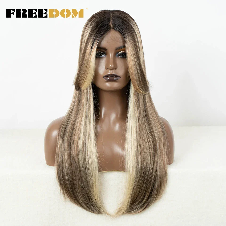 FREEDOM Synthetic Lace Front Wigs For Black Women