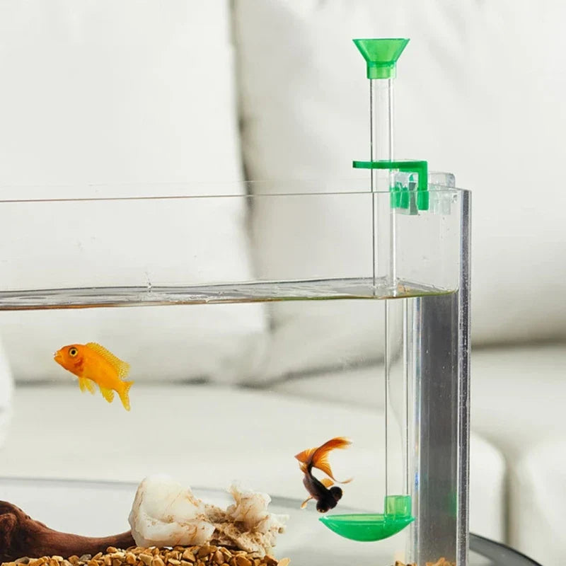 Aquarium Feeding Tube Acrylic Fish Shrimp Feeder with