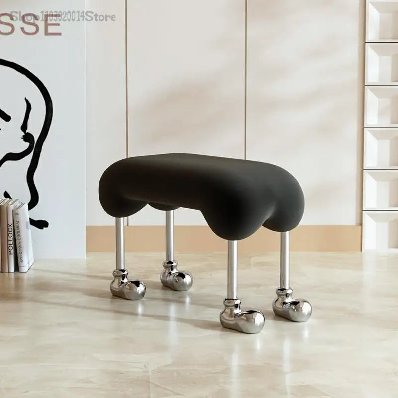 Cream Style Dog Stool Dining Chair Clothing Store