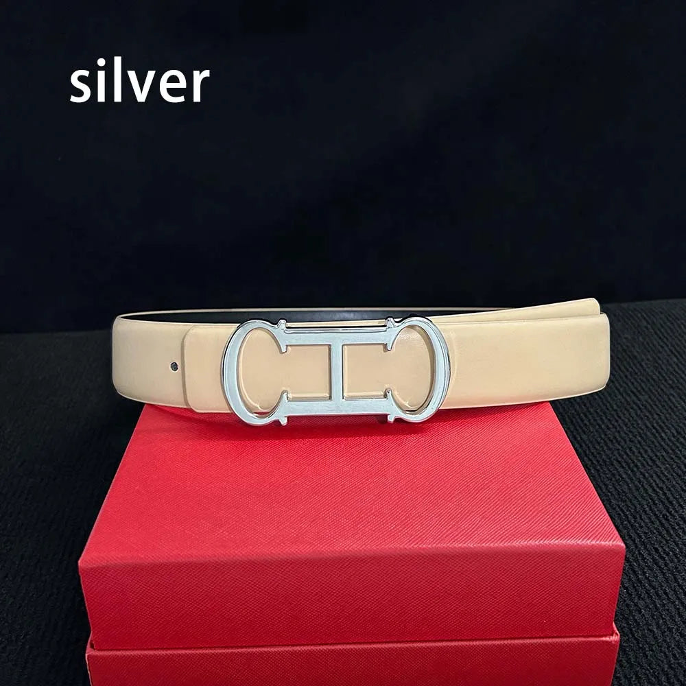 Fashion Woman Luxury Belt Famous Brand Waistband CH