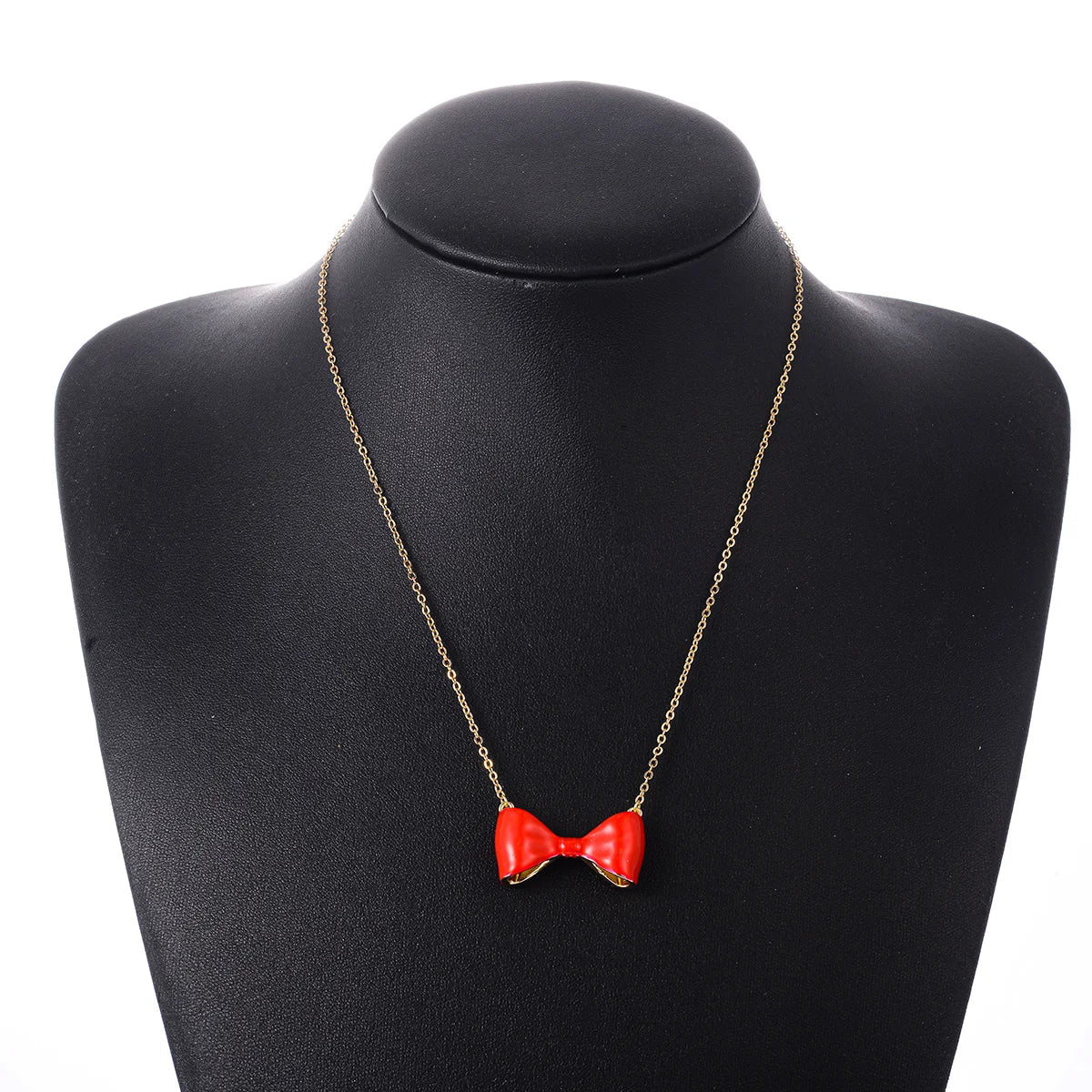 Bow Tie Necklace Pendant Simple Stylish Necklace Fashion