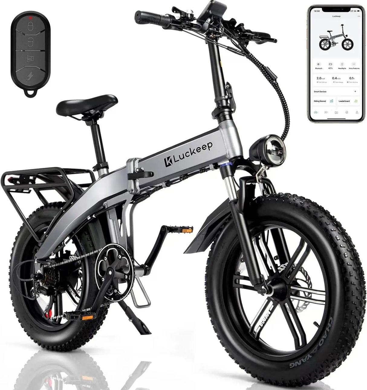 Electric Bike Folding for Adults,200W Peak Motor 48V