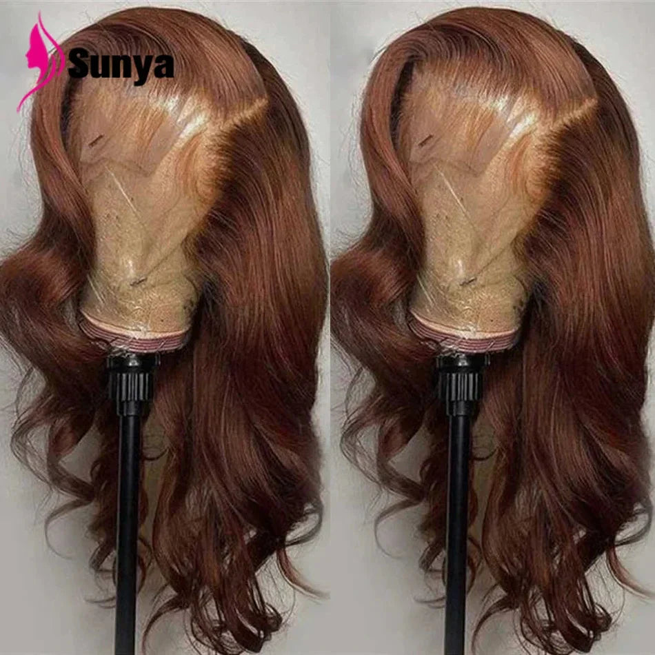 HD 13x4 Chocolate Brown Lace Front Human Hair