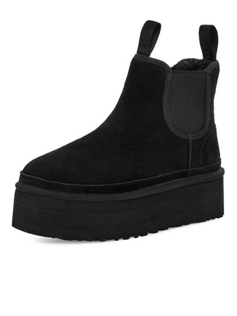Women's Boots Plus Velvet Warm Casual Shoes One