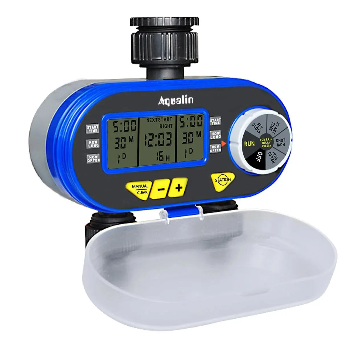 Two Outlets Garden Digital Electronic Water Timer Solenoid