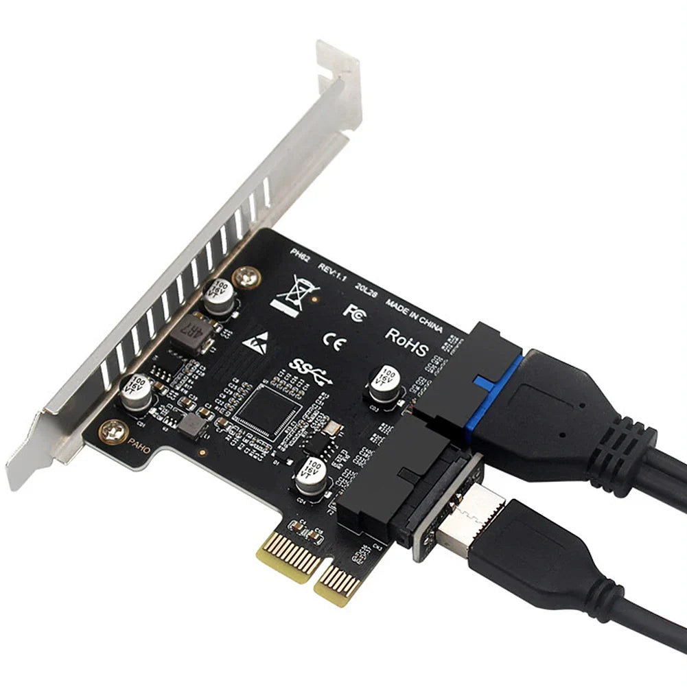USB 3.0 PCI-E Expansion Card 19Pin 20Pin Header