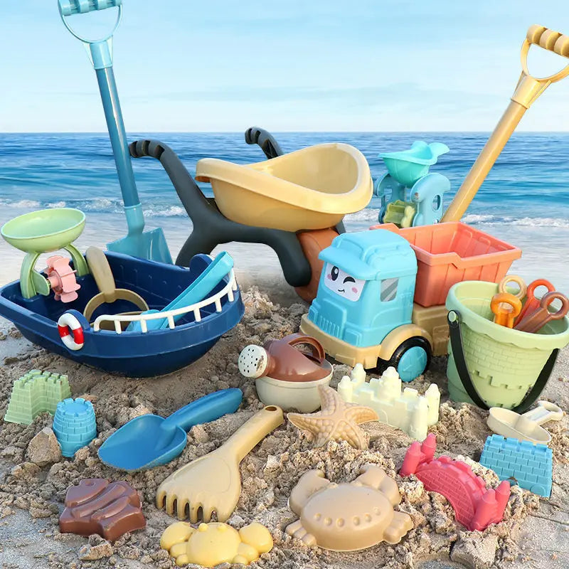 Beach Toys Sandbox Silicone Bucket Sand Toys Sandpit