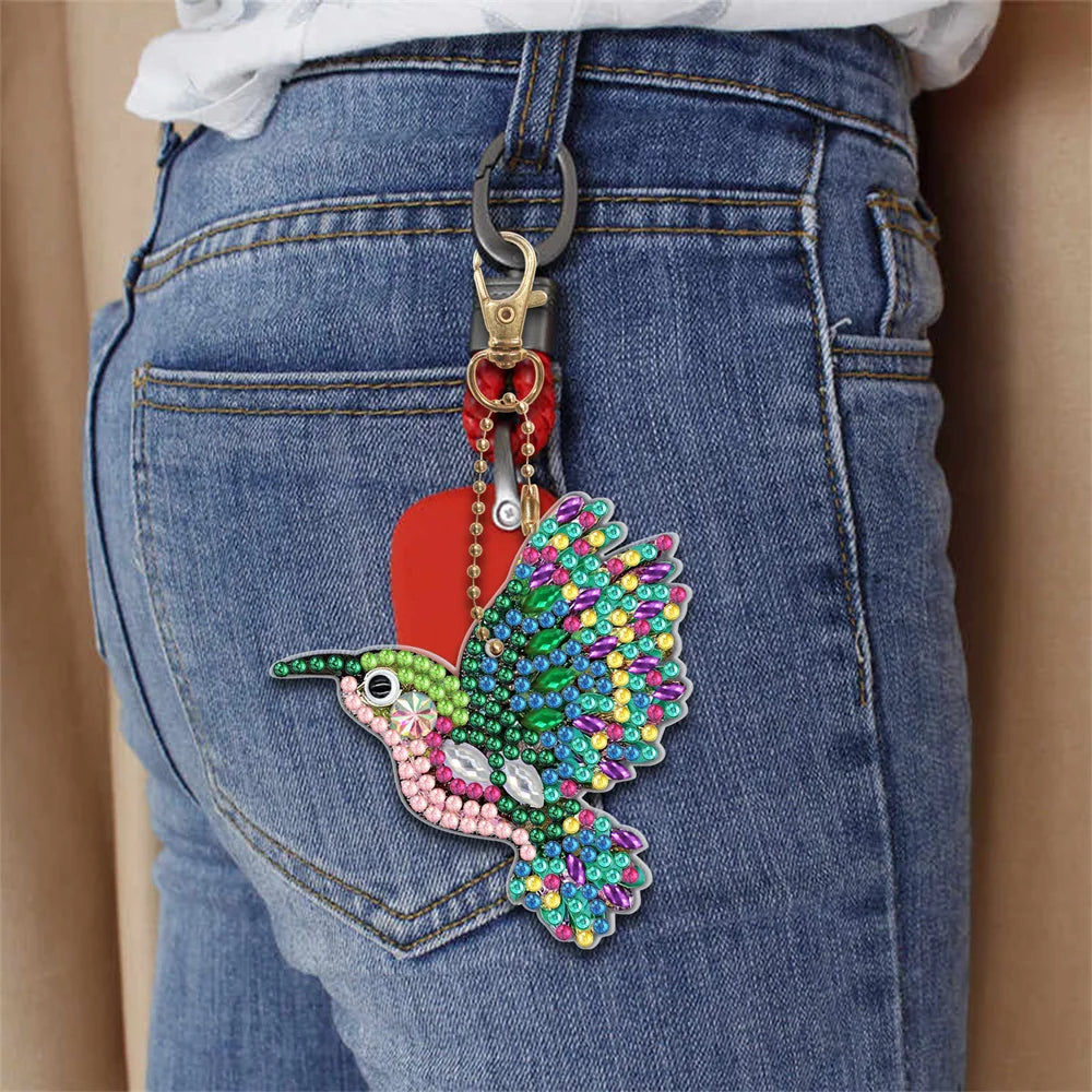 Disney animal key DIY Diamond Painting Keychain Embroidery