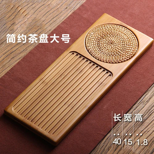 Kitchen Dish Tea Tray Modern Coffeeware Teaware Bamboo