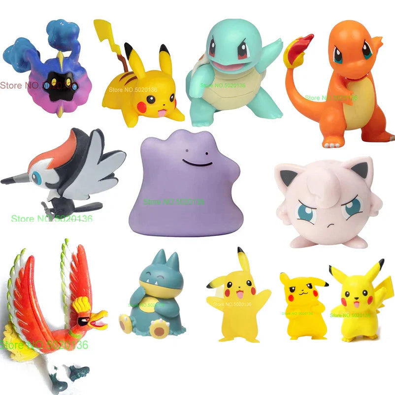 12 , 24 Pcs Pokemon Battle Monster Anime