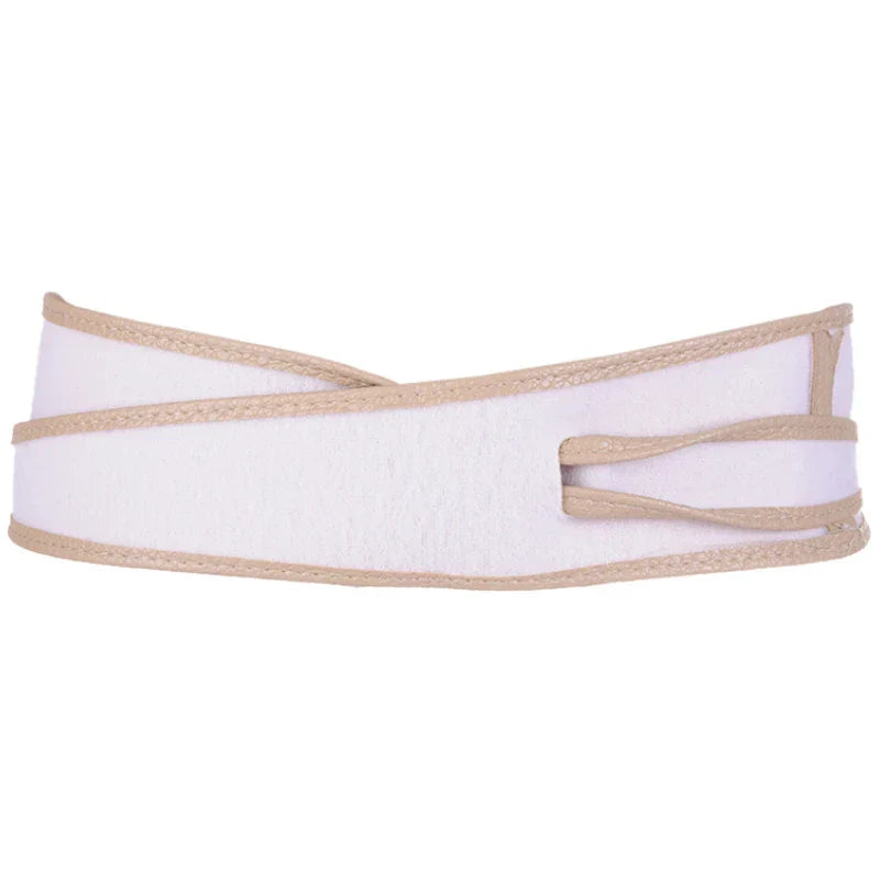 Women Belt for Dress Leather Bowknot Wide Belts