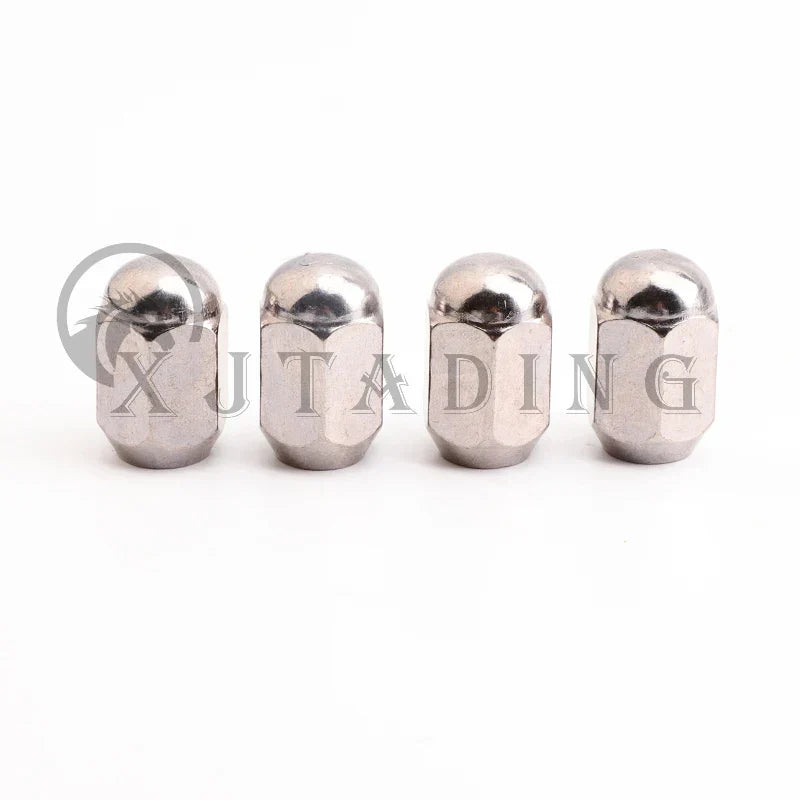 M10X1.25 Chrome Wheel Hub Nut Fit For ATV