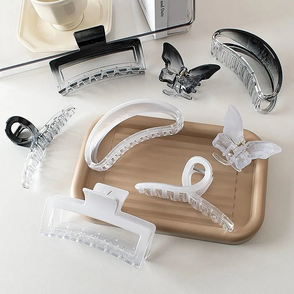 Korean Accessories Popular Ink Gradient Style Hairpin Plate