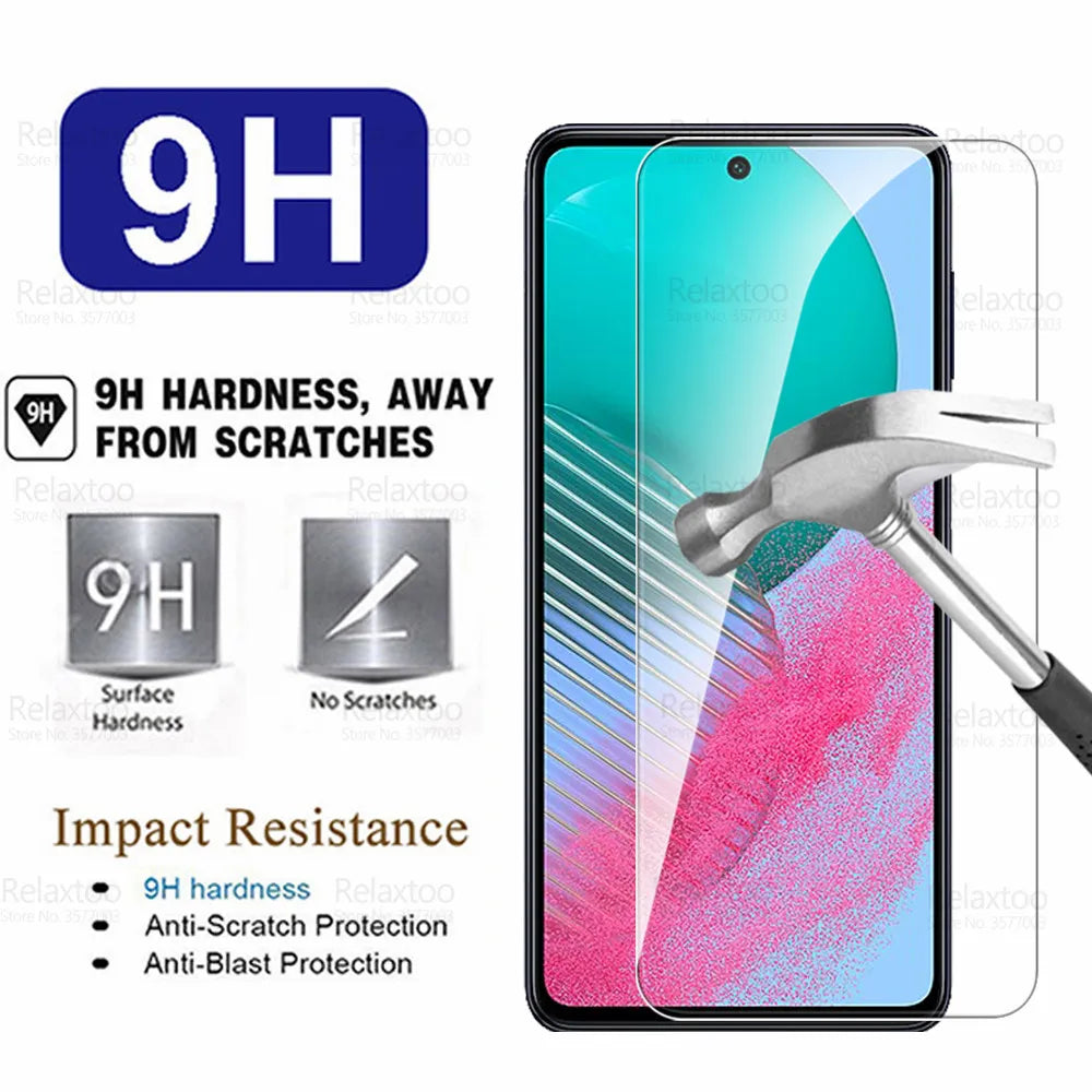 For Samsung Galaxy M54 5G Glass 3Pcs Protective