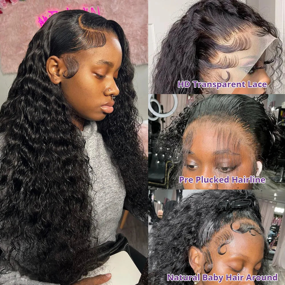 Loose Deep Wave 13x6 13x4 Hd Lace Frontal